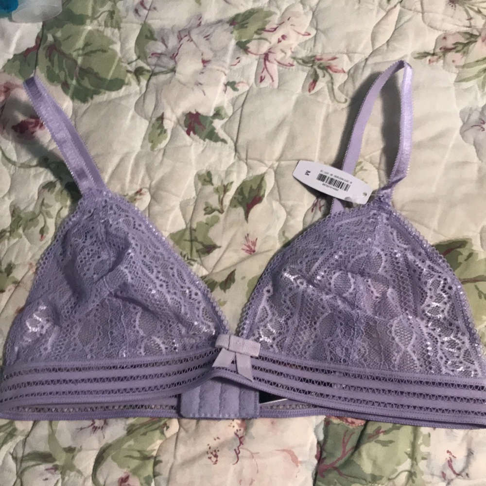 Purple bra